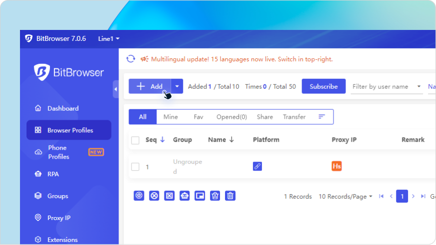 BitBrowser | Intergrations | 9Proxy